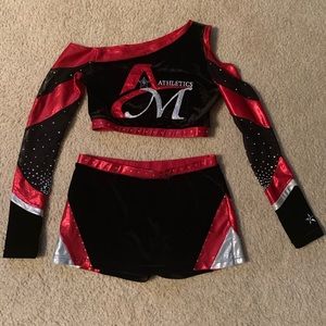 Cheer uniform: $200 AS top & AM skirt